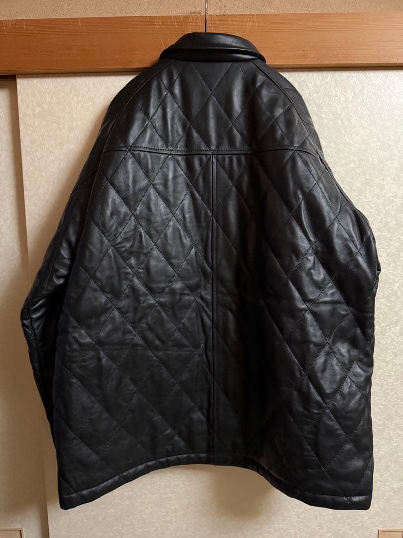 ジャケット・アウター CHALLENGER QUILTING LEATHER JACKET XL