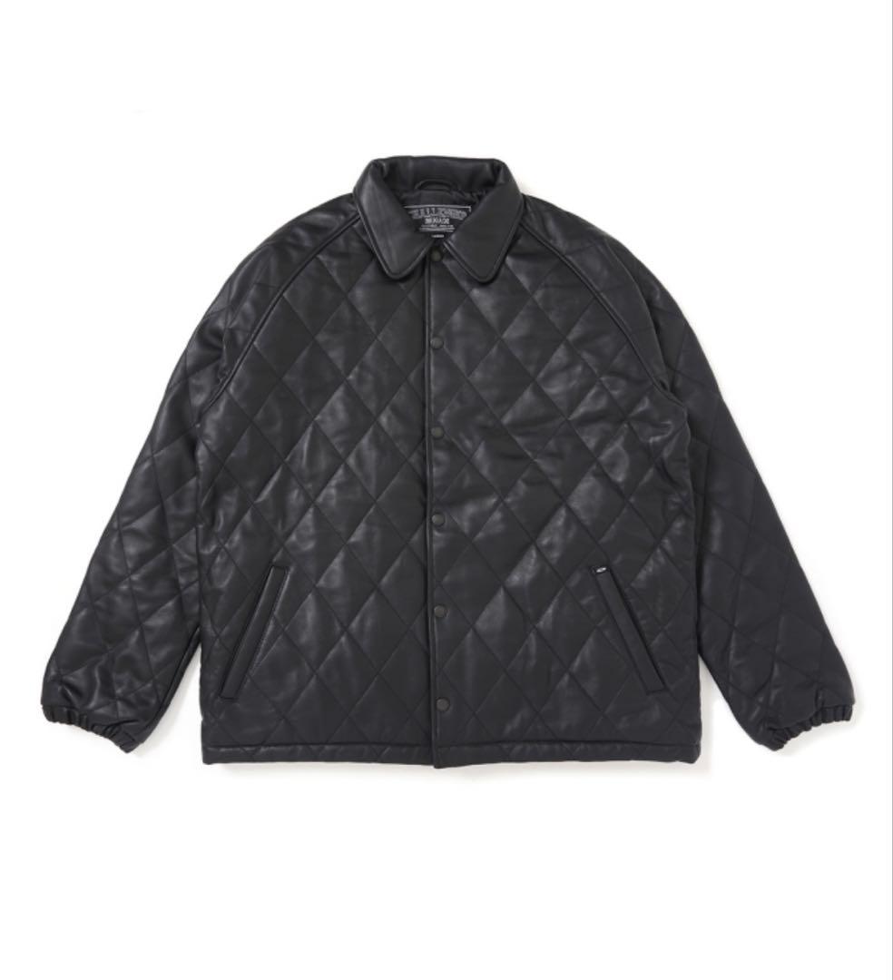 ジャケット・アウター CHALLENGER QUILTING LEATHER JACKET XL