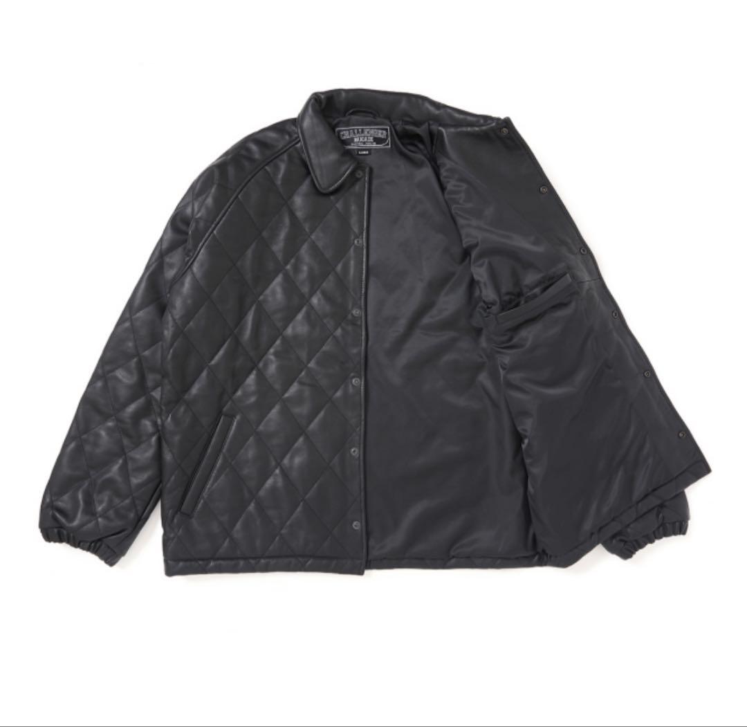 ジャケット・アウター CHALLENGER QUILTING LEATHER JACKET XL