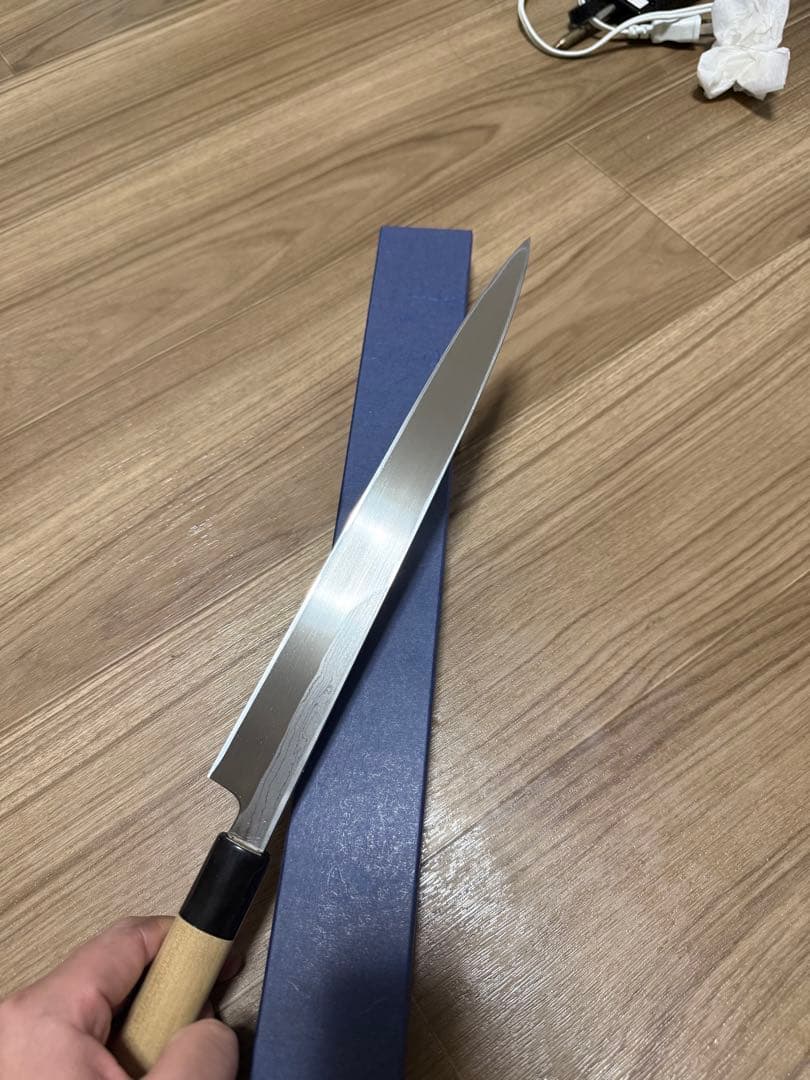 重房　柳刃包丁　刃渡り　9寸