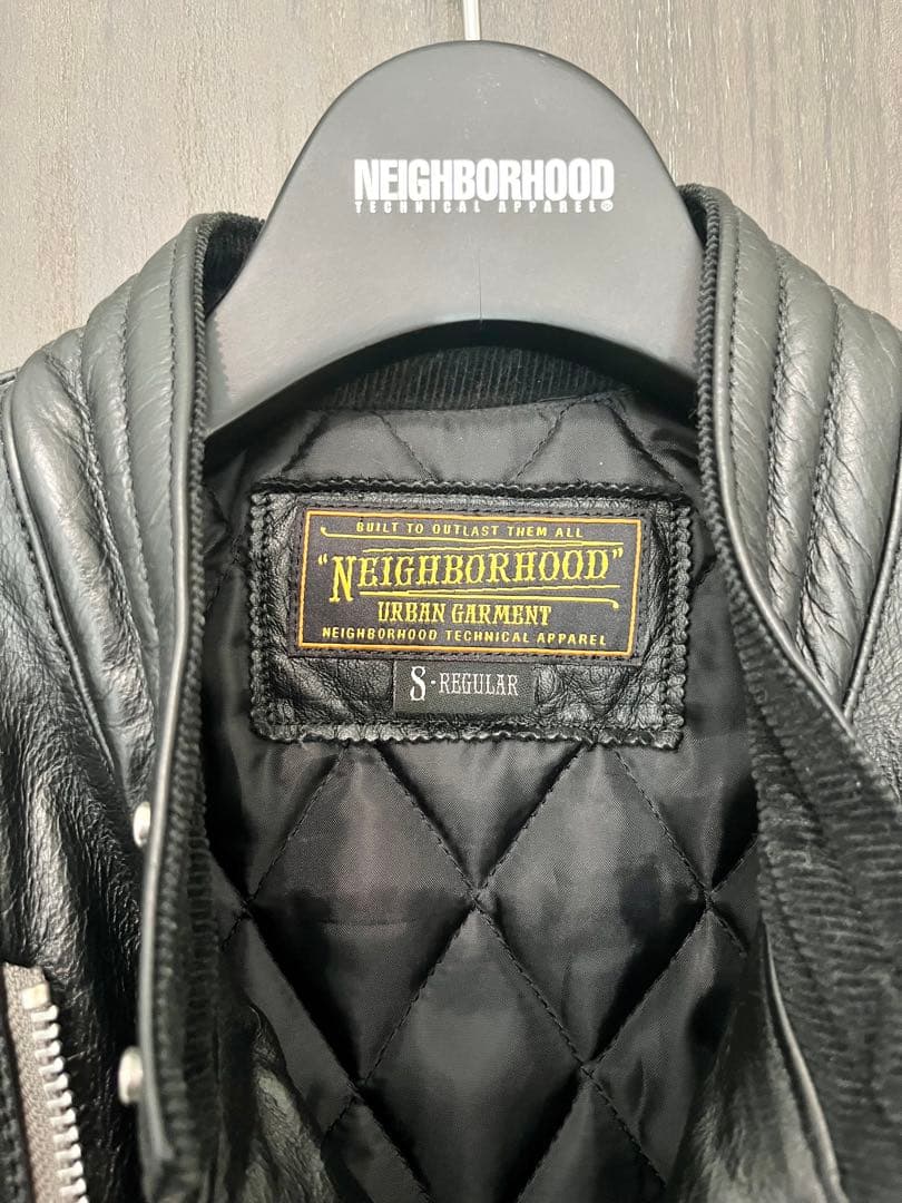 NEIGHBORHOOD／ネイバーフッド／レザーライダースジャケット／Sサイズ