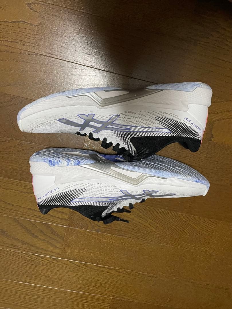 ASICS バレーボールシューズ ホワイト/ブラック/パープル27.0
