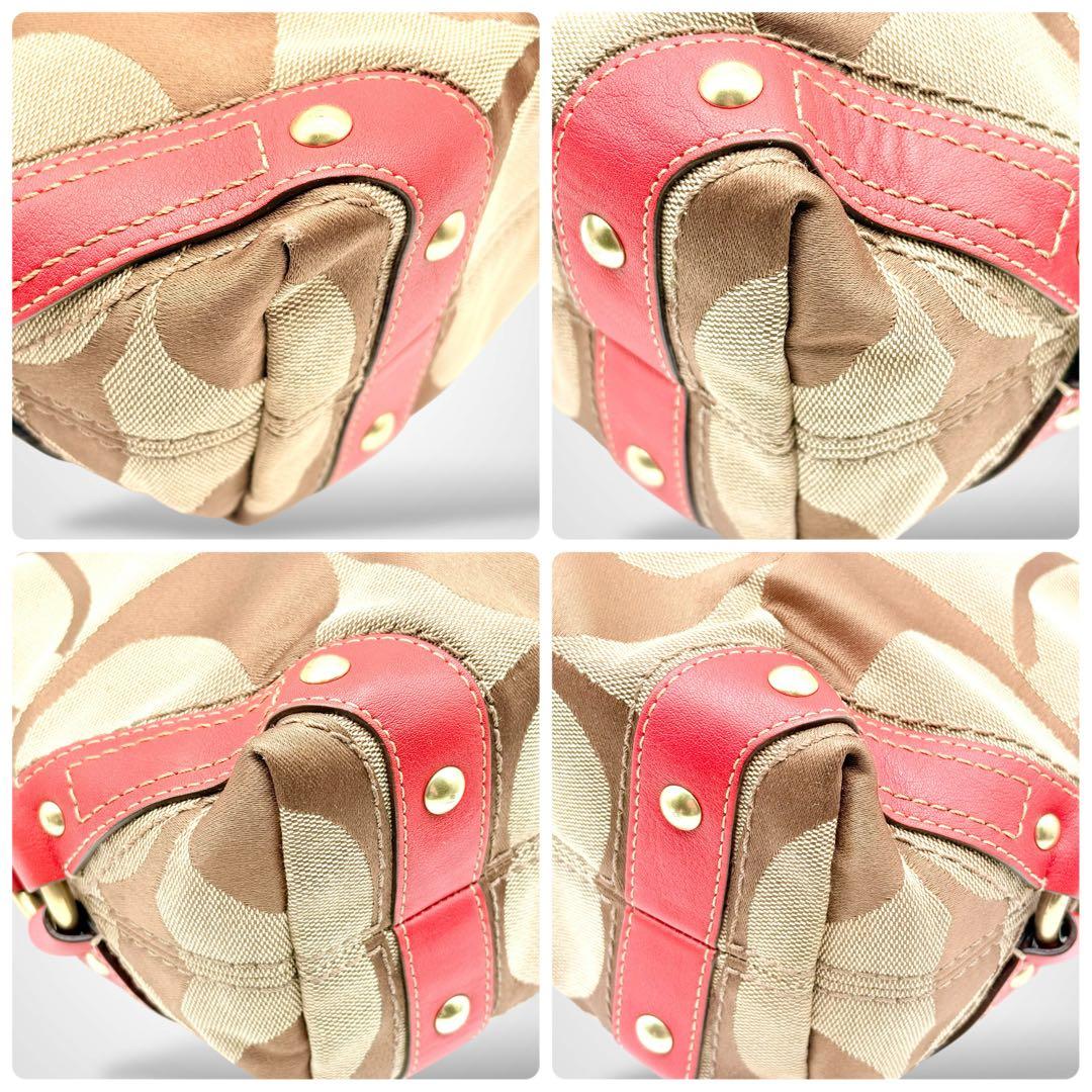 極美品✨Vintage Coach Studded Shoulder Bag