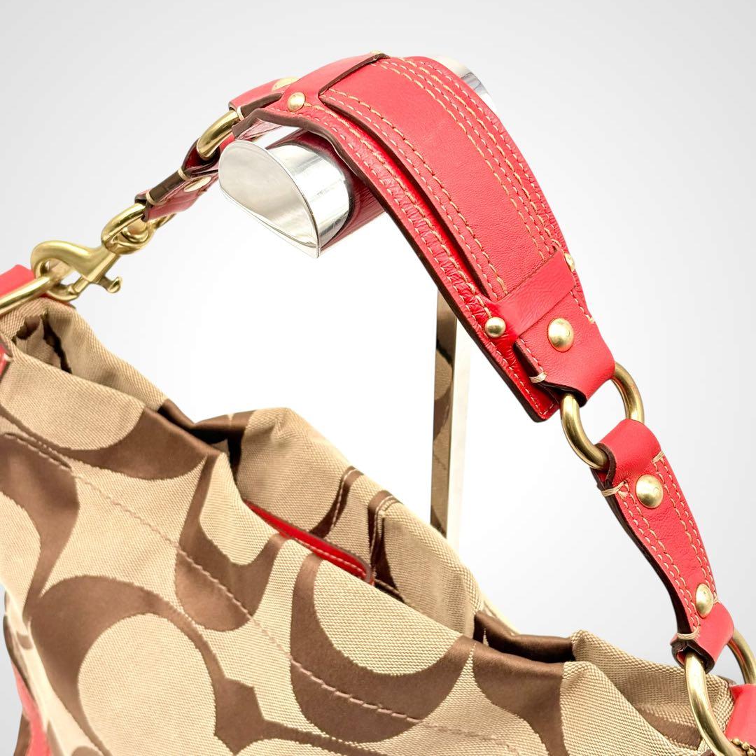 極美品✨Vintage Coach Studded Shoulder Bag