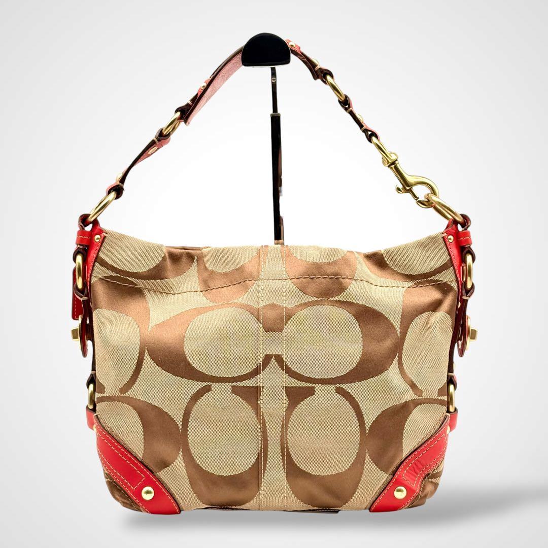 極美品✨Vintage Coach Studded Shoulder Bag