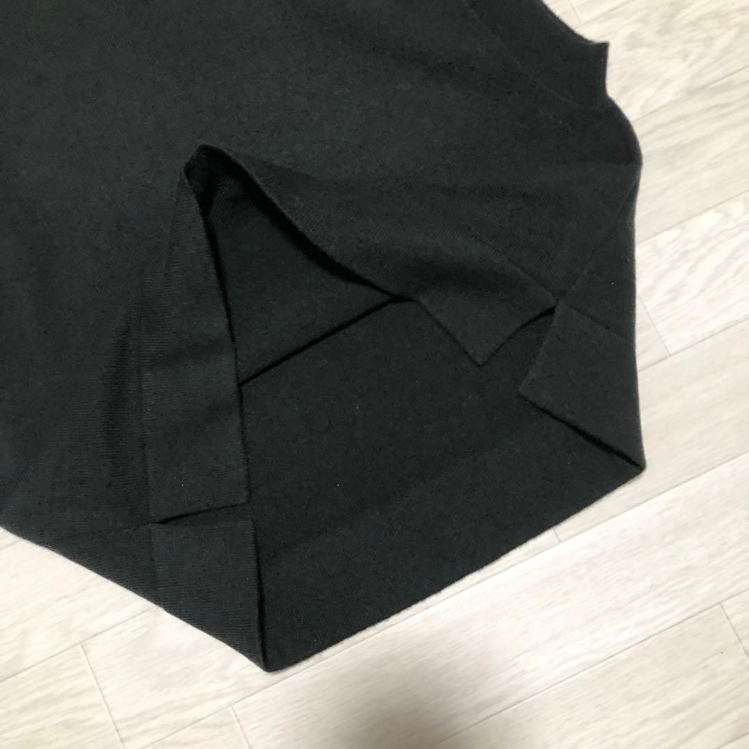 美品　マーガレットハウエル　ウールカシミヤモックネックニットベスト　22年　II