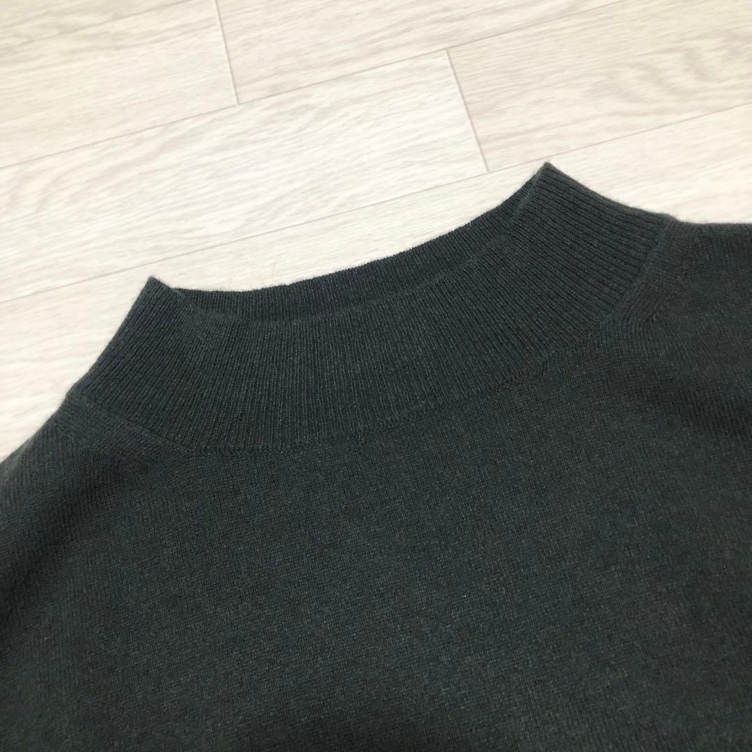 美品　マーガレットハウエル　ウールカシミヤモックネックニットベスト　22年　II