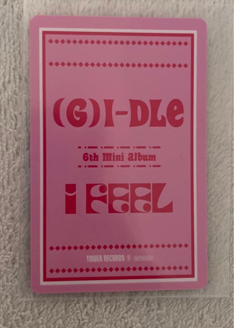 専用(G)I-DLE i FEEL ソヨン タワレコ チェキ&トレカセット