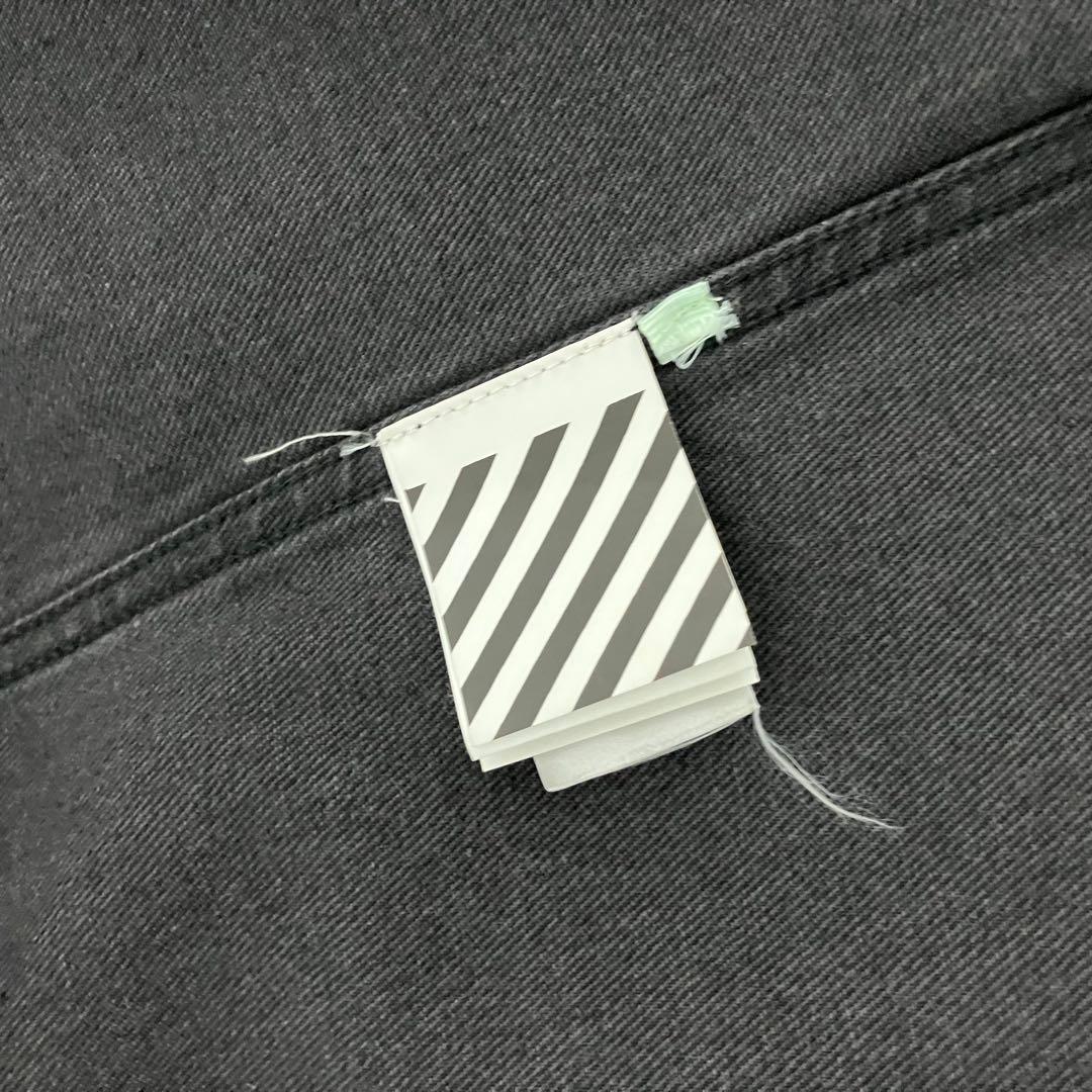 Off-White ブラック デニムジャケット