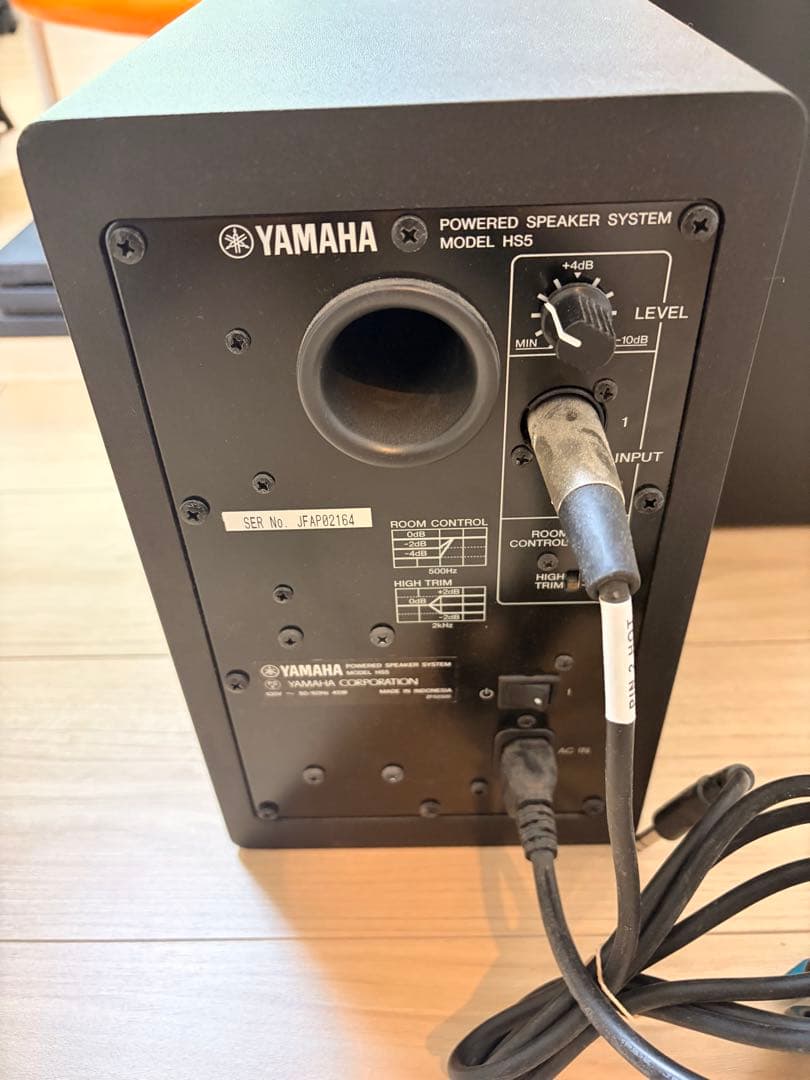 Yamaha HS5 モニタースピーカー　2個セット　ケーブル付き