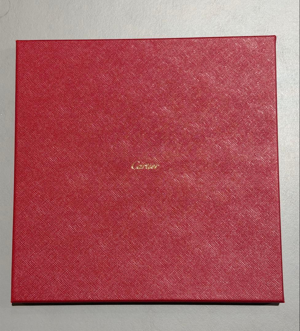 ［新品未使用］Cartierカルティエ シルクスカーフ （ブルー）