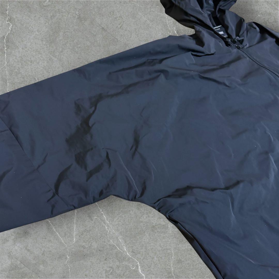 【J18】LONGCHAMP × D’HEYGERE レインポンチョ　ブラック