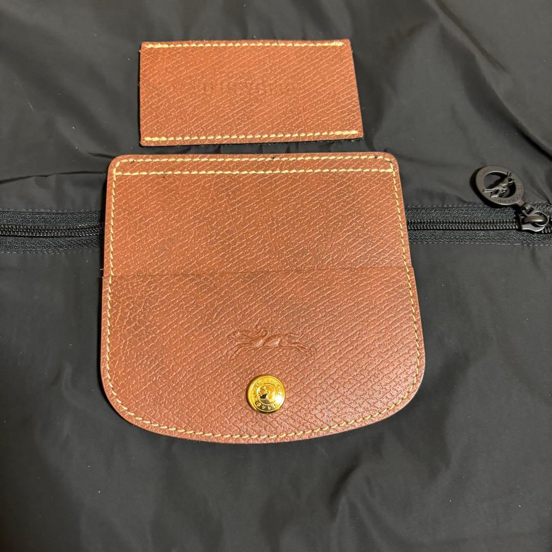 【J18】LONGCHAMP × D’HEYGERE レインポンチョ　ブラック