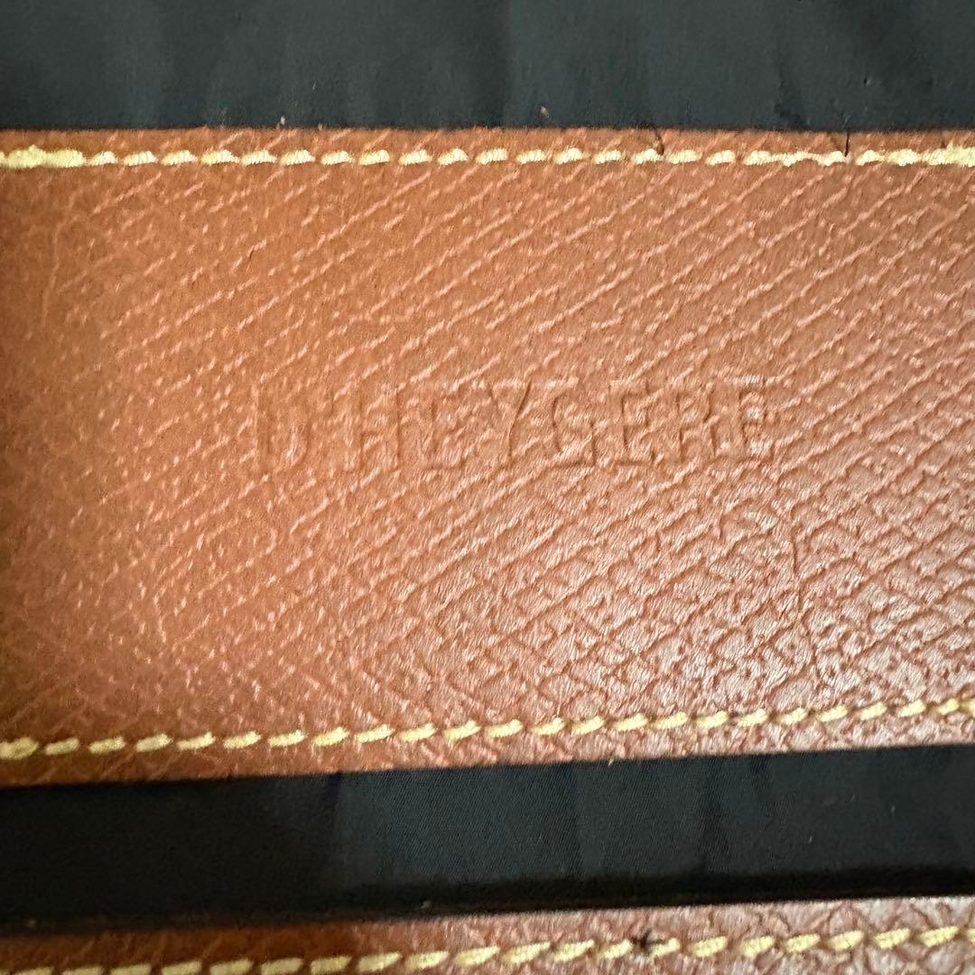 【J18】LONGCHAMP × D’HEYGERE レインポンチョ　ブラック