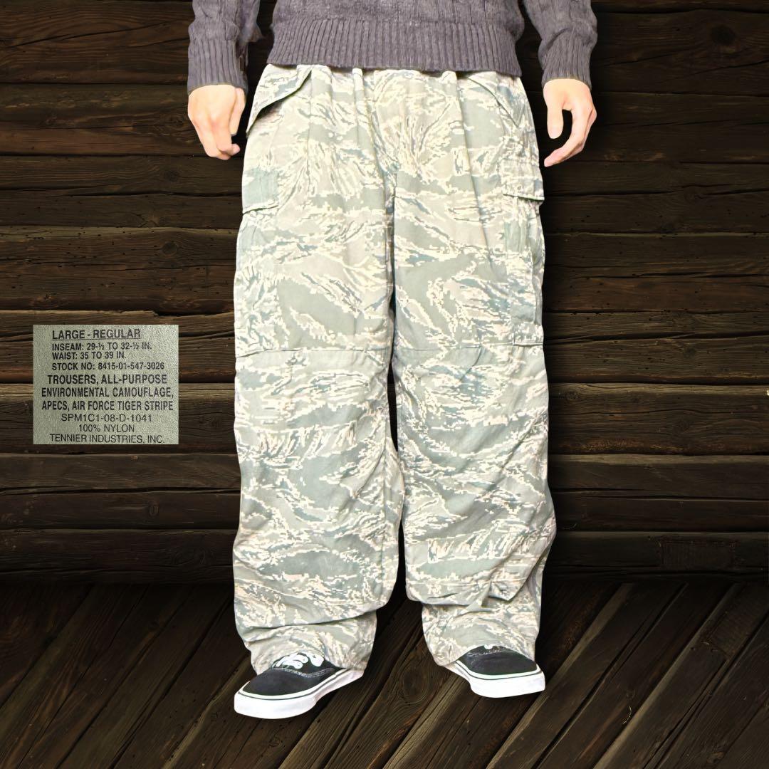 00s USAF 米軍 APECSゴアテックスパンツ タイガーデジタルカモ 古着