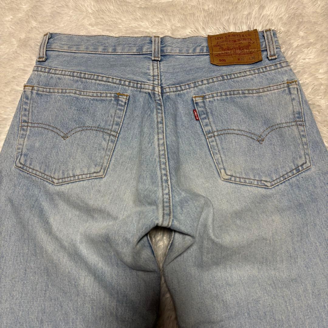 希少 90s リーバイス 501 デニム 米国製 赤文字 W30 バレンシア工場
