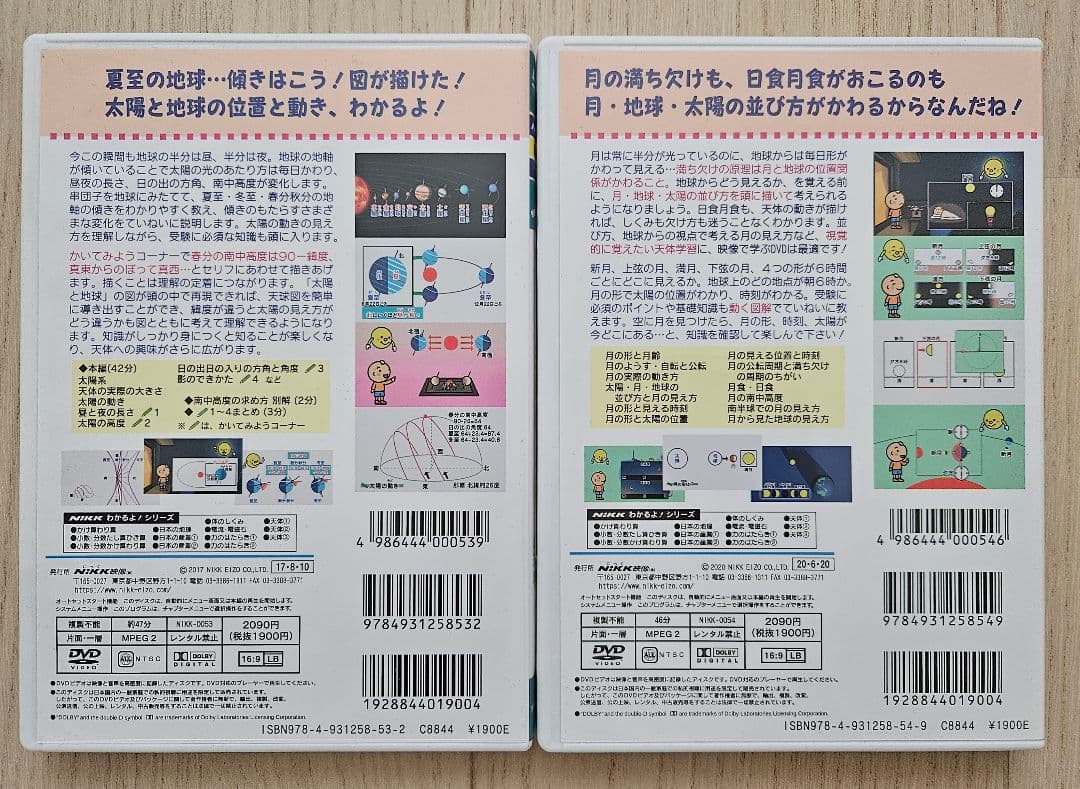 NiKK DVD わかるよ！シリーズ　小学生の理科5枚セット