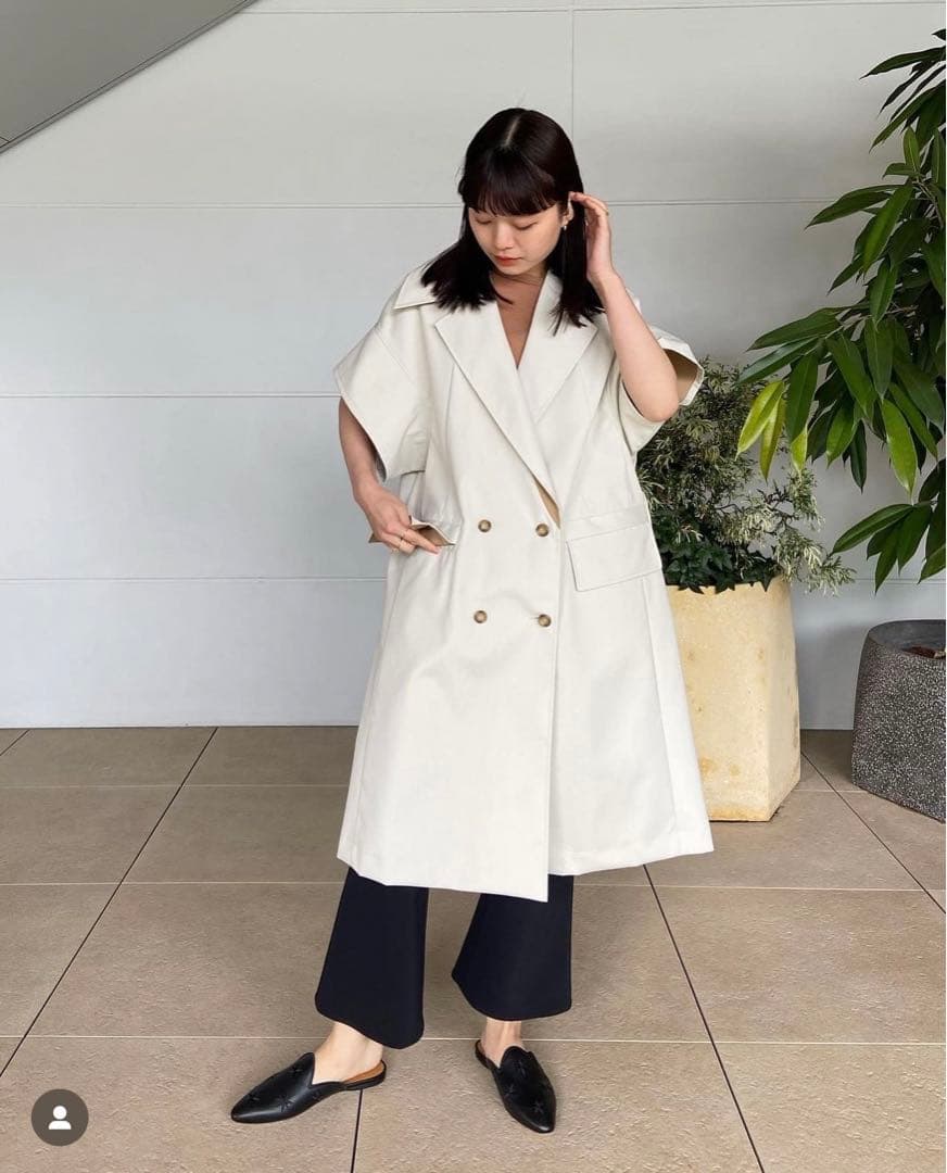 COLUMN ボンディングジレ　ブラック　美品