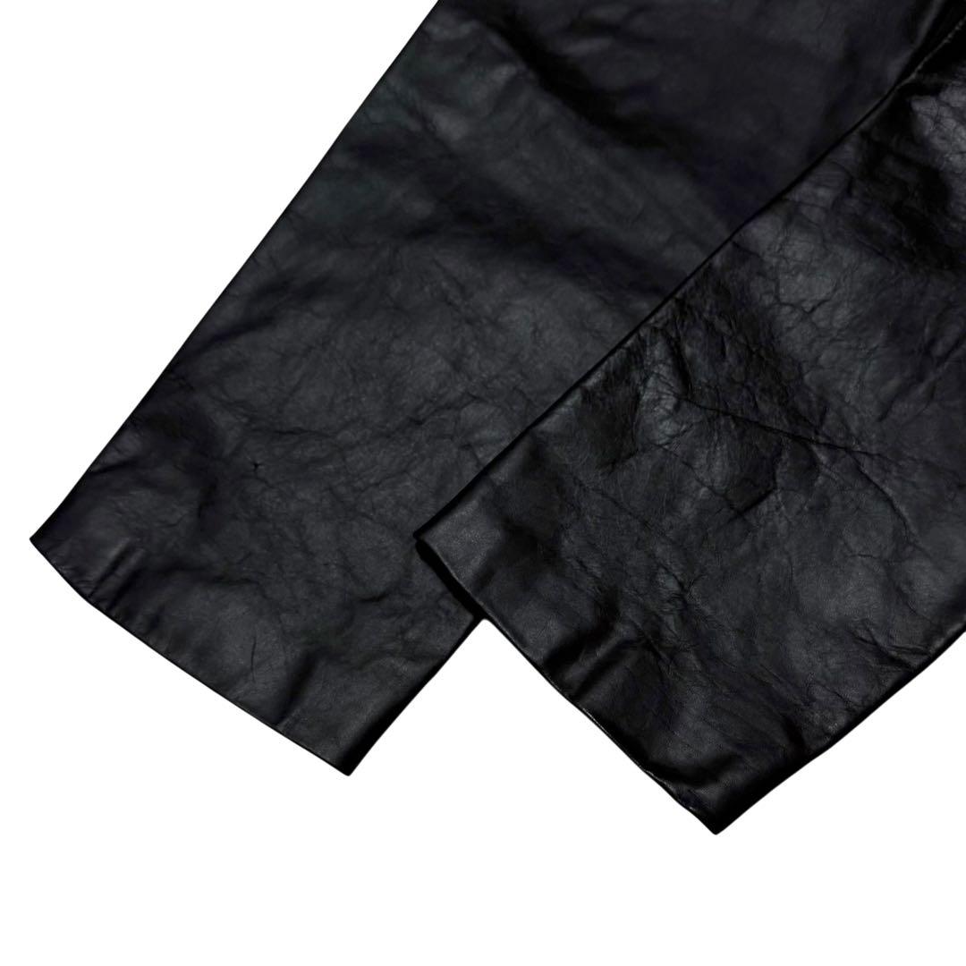 A.P.C. 牛革 カウ レザー ライダース ジャケット ブルゾン ブラック M