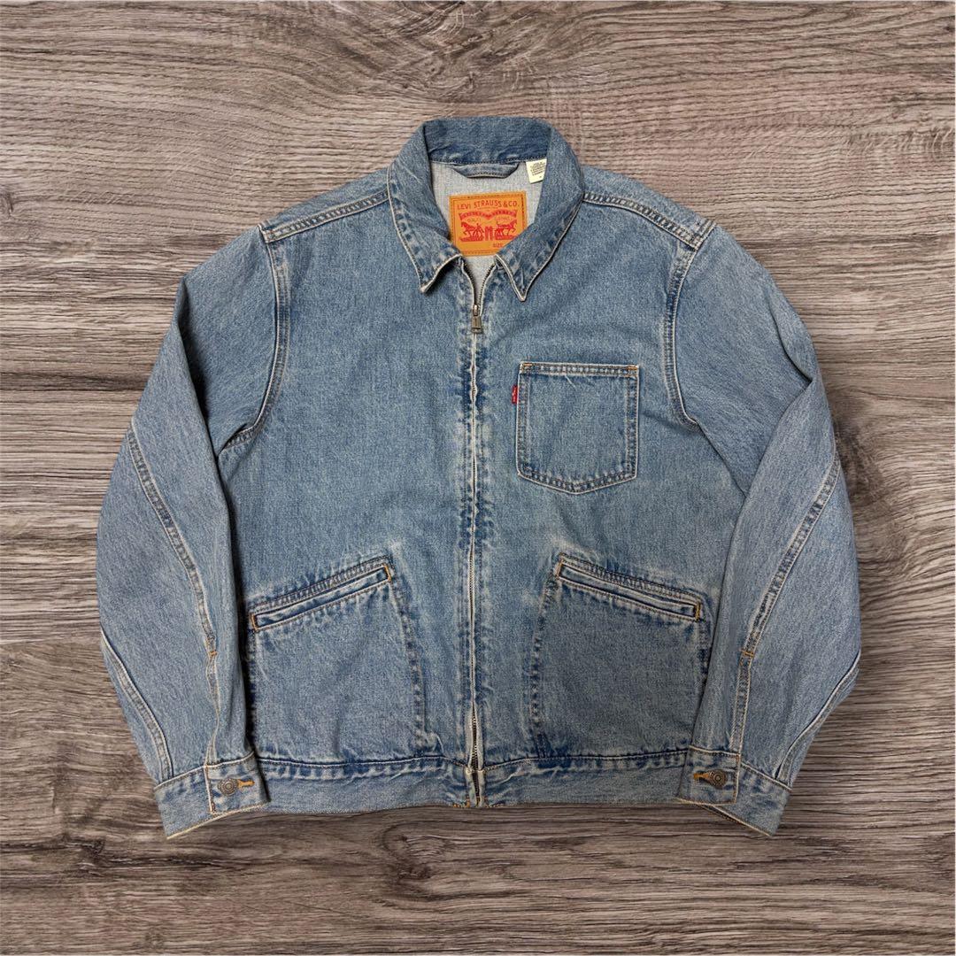 Levi’s デニムジャケット ジップアップ ワークジャケット カンボジア製 M