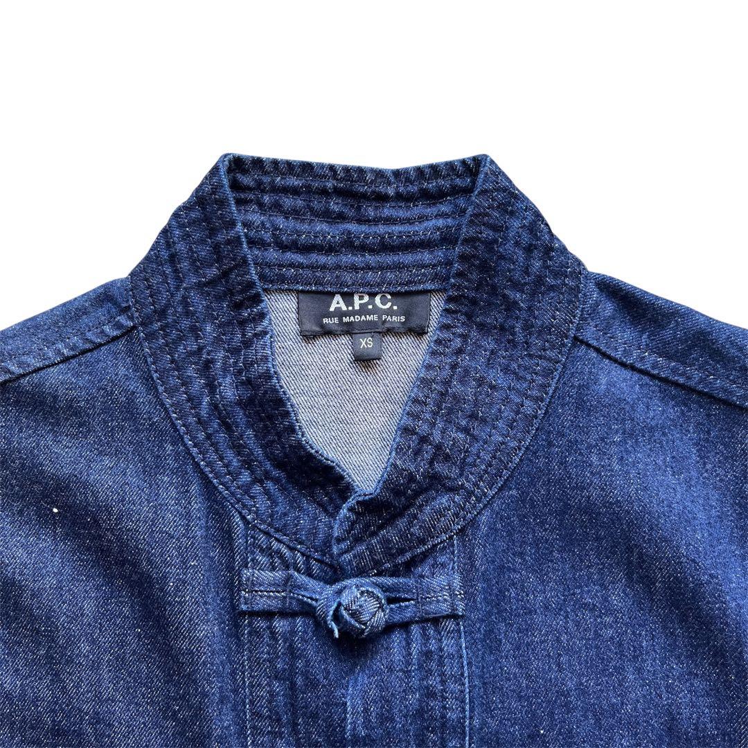 APC◆アーペーセー◆デニム◆カンフージャケット◆チャイナ◆OASIS