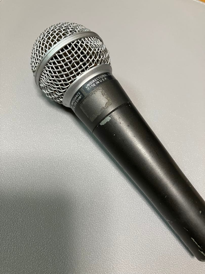 Shure SM58 U.S.A ポルシェロゴ　本体のみ　ビンテージ マイク