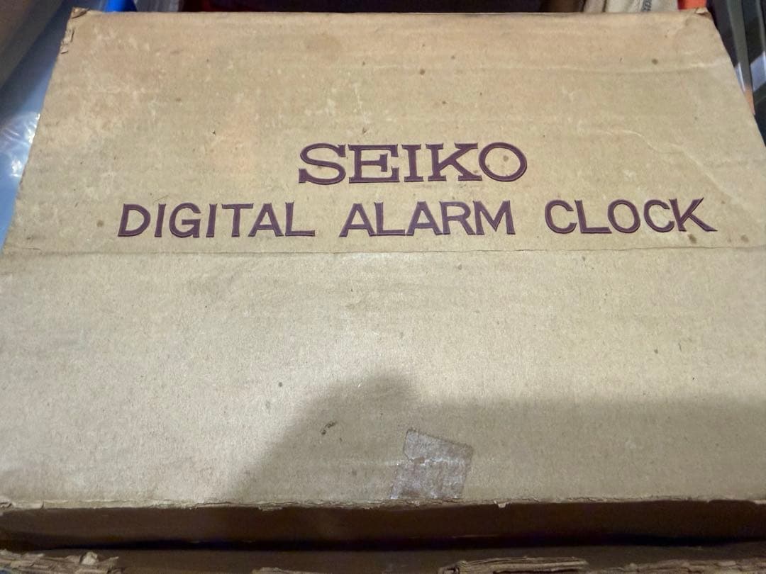 SEIKO デジタル時計 DL-401 オレンジ