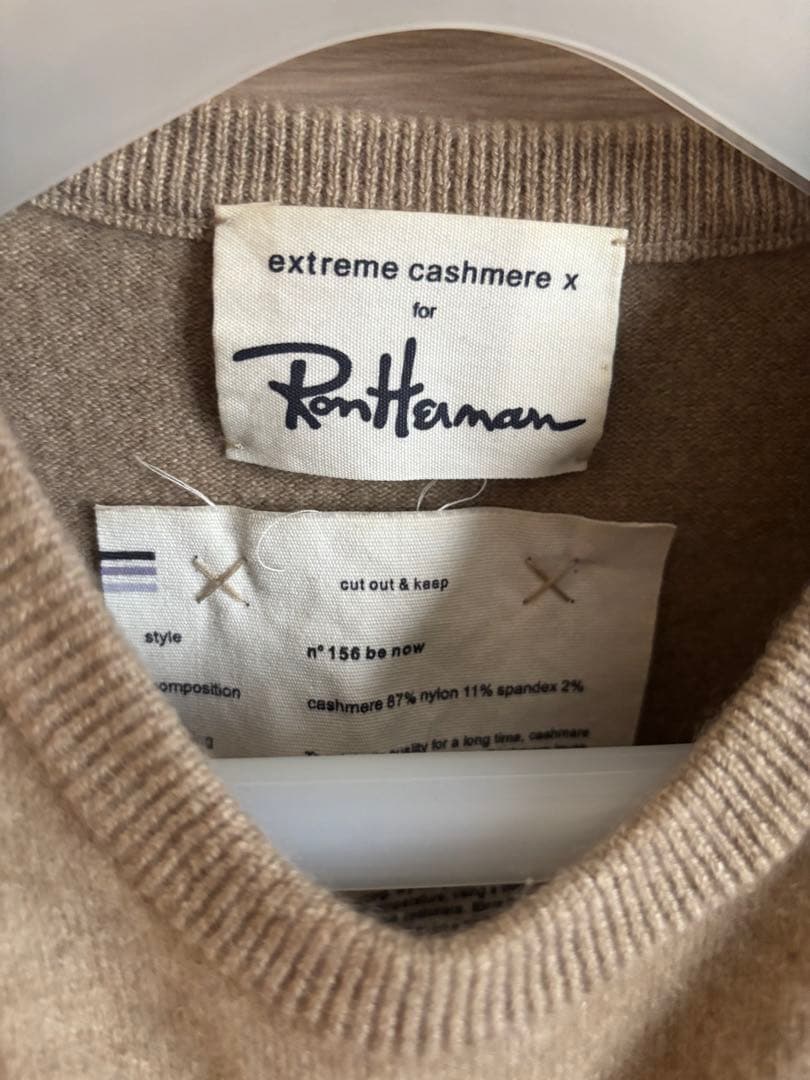 extreme cashmere 別注Ron Herman ニットベスト