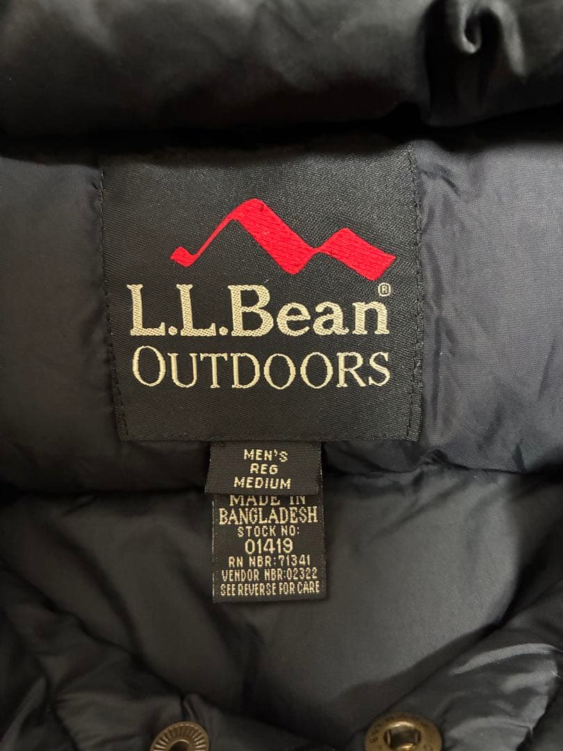 L.L.Bean ダウンベスト M(REG) ブラック エルエルビーン