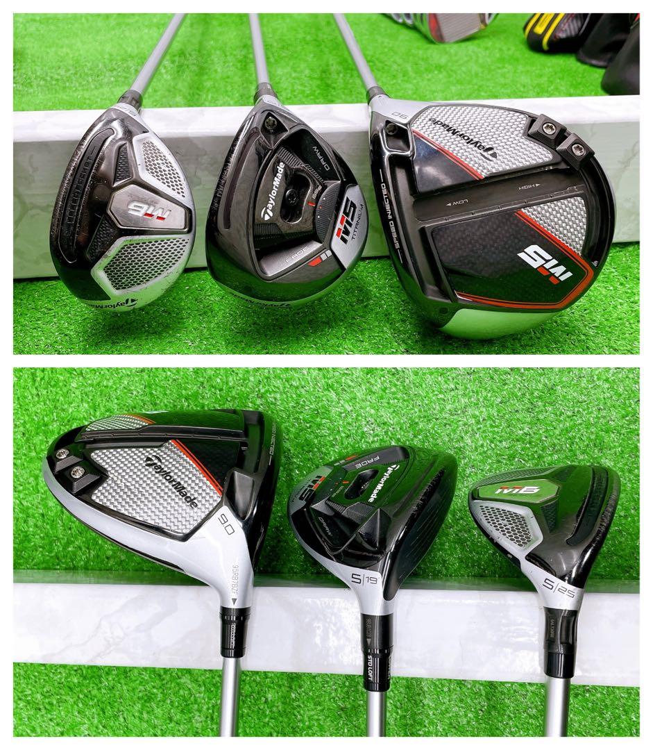 テーラーメイド　M5 M6 RSI1 メンズゴルフセット　バック新品　硬さS