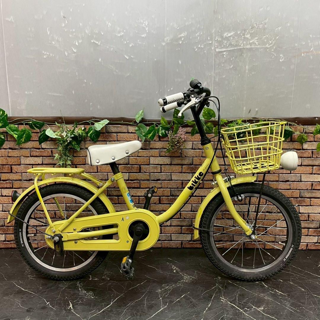 【97】子供用自転車 子供車 ブリヂストン bikke イエロー 16インチ