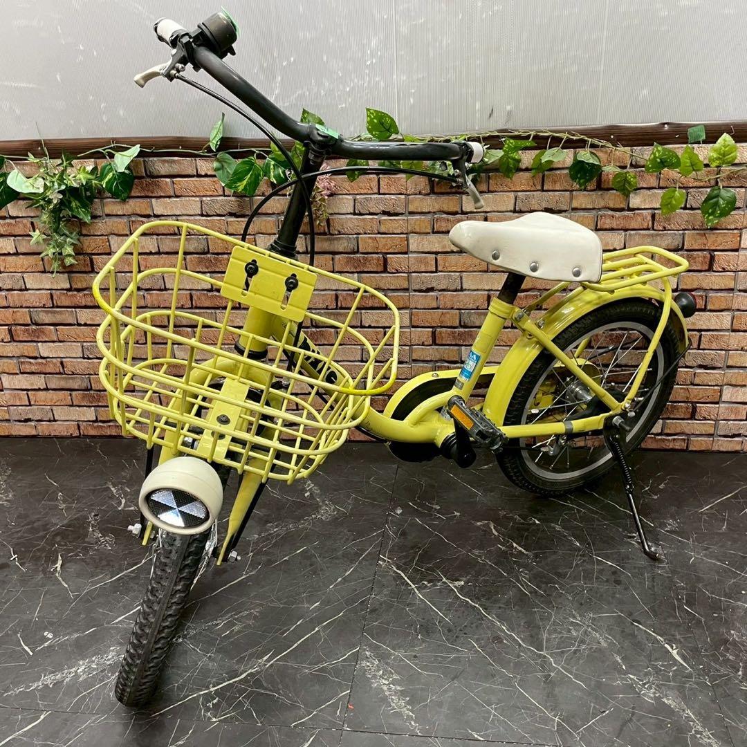 【97】子供用自転車 子供車 ブリヂストン bikke イエロー 16インチ