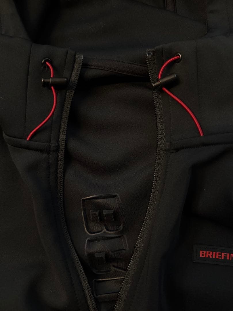 BRIEFING フード付きジャケット ブラック