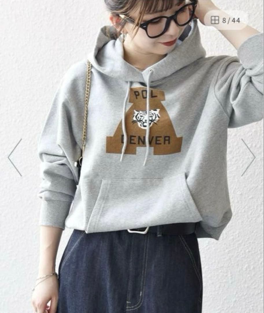 【SHIPS any別注】THE KNiTS:ロゴプリント フーディー パーカー