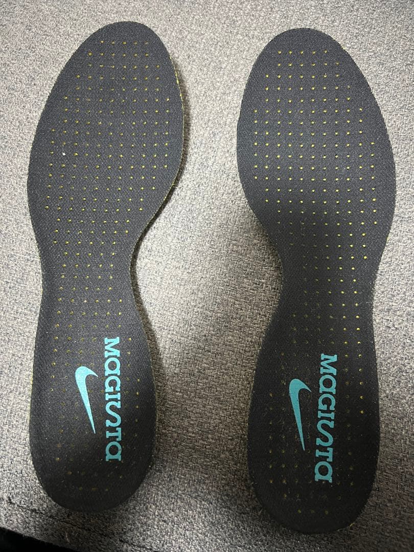 Nike サッカーシューズ スパイク ACCテクノロジー ハイカット グレー/青