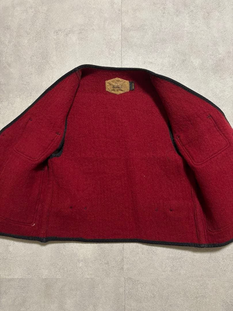 usa製 woolrich ウールリッチ チェック柄 ウールベスト