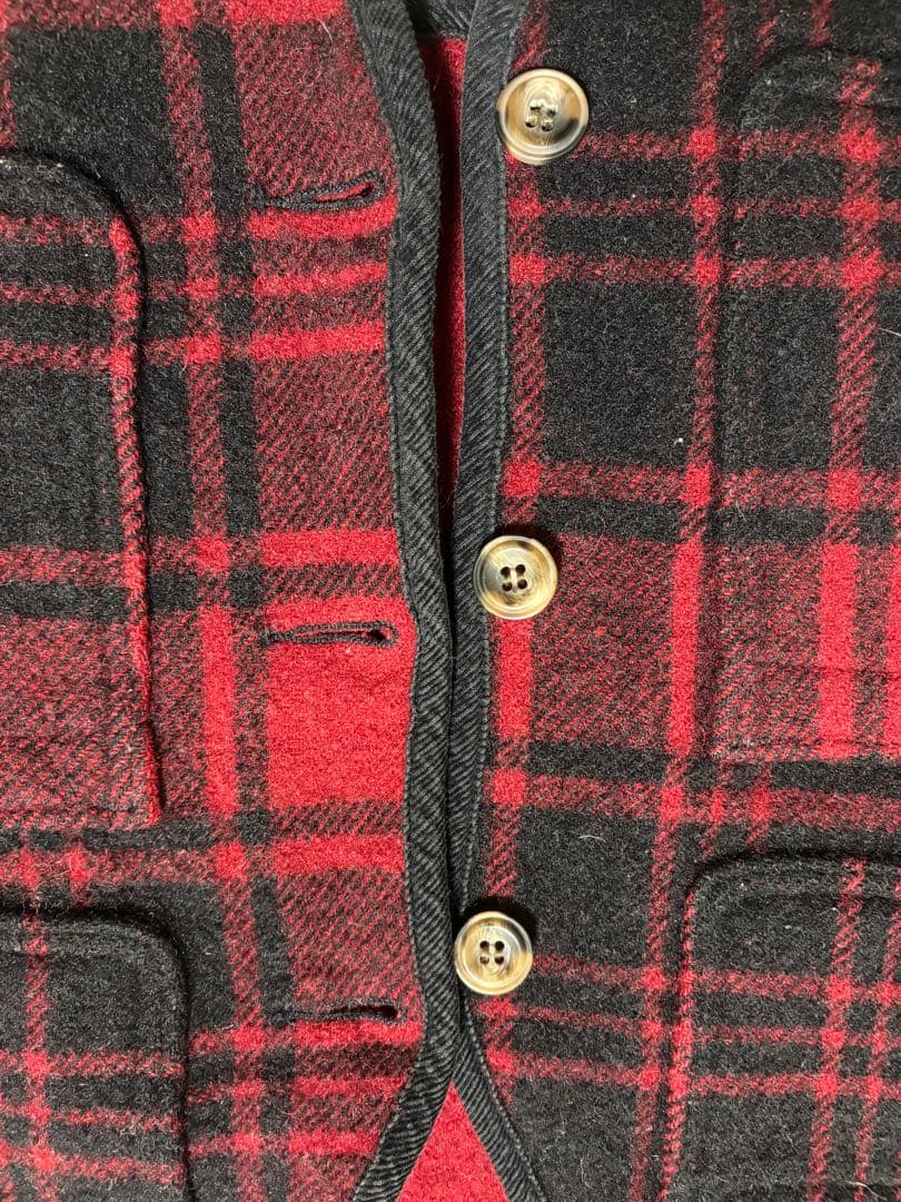 usa製 woolrich ウールリッチ チェック柄 ウールベスト