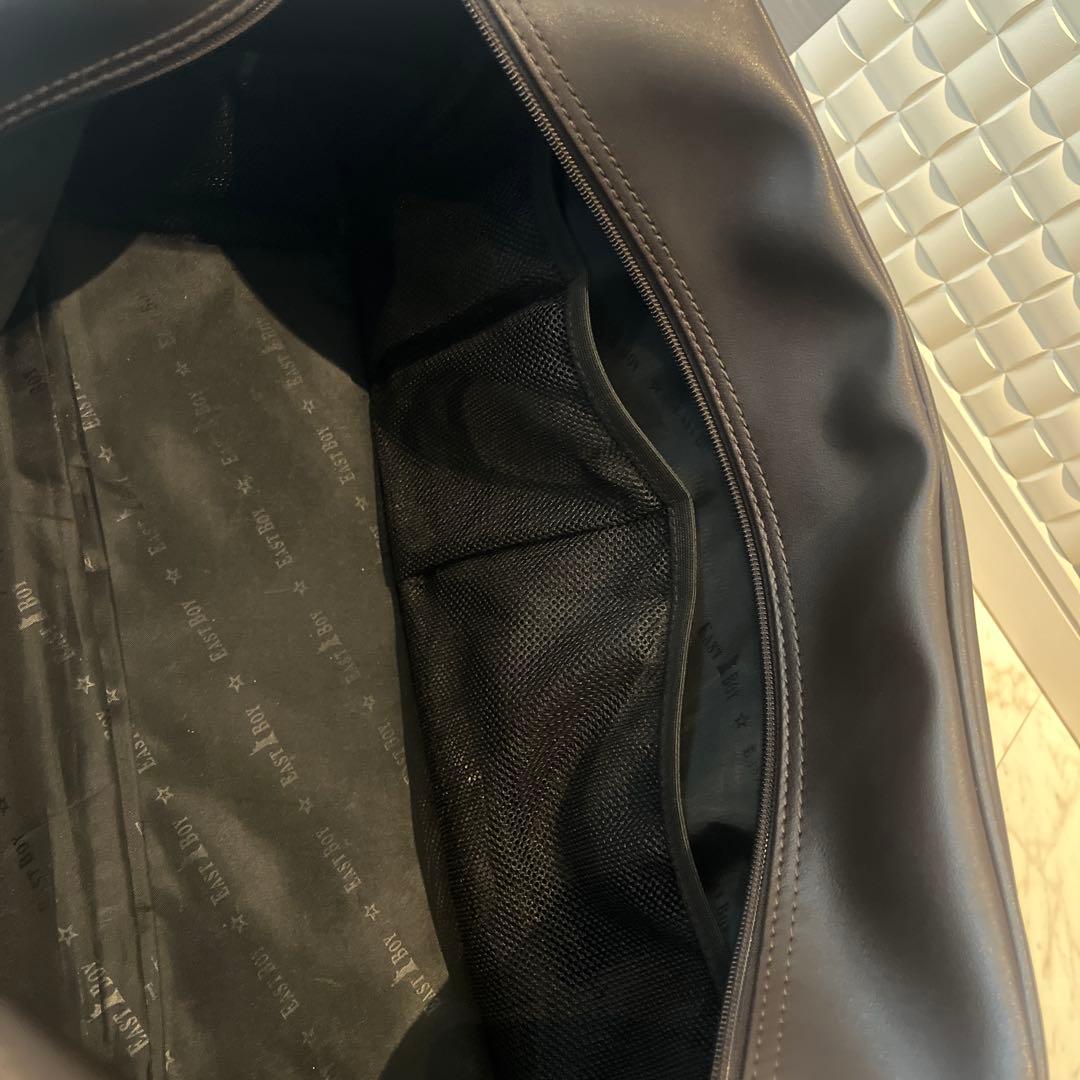 ダークブラウン 合成皮革 バッグ