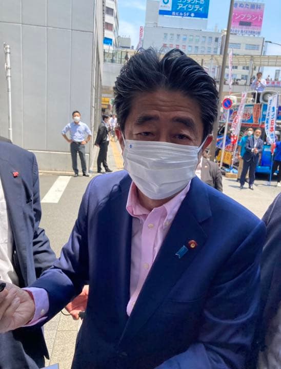 安倍元総理の色紙+事件5日前の生写真❗️❗️