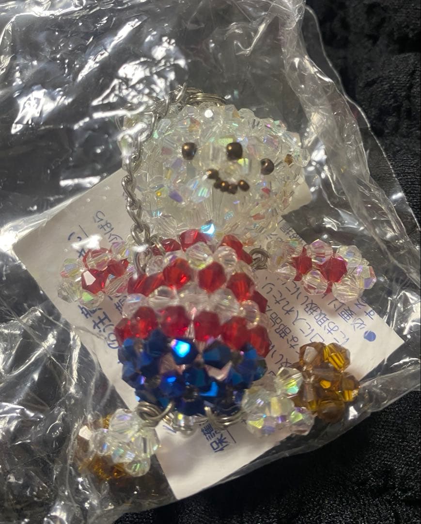 ☆新品未開封☆ファミリア ビーズアクセサリー キーチェーン ２体セット 廃盤品