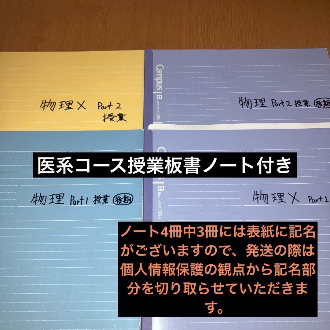t*a様 駿台医系コース物理セット　板書付き
