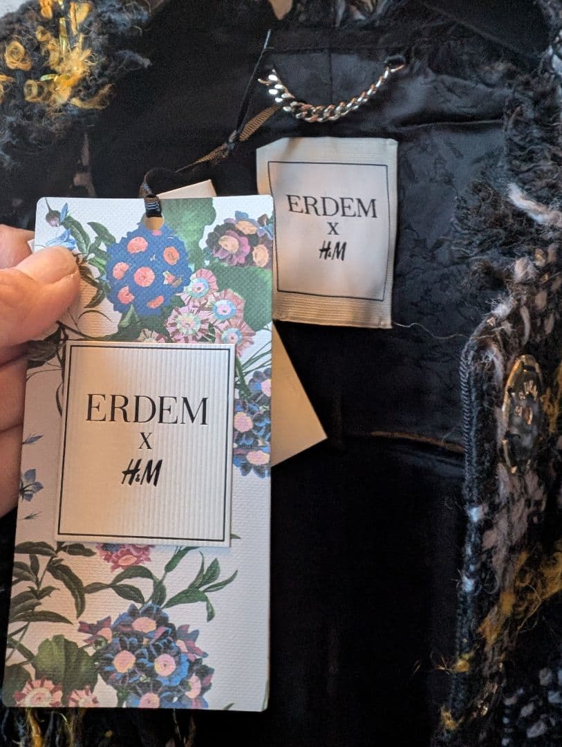 コメントあり 新品未使用！ERDEM コラボ ツイードジャケット