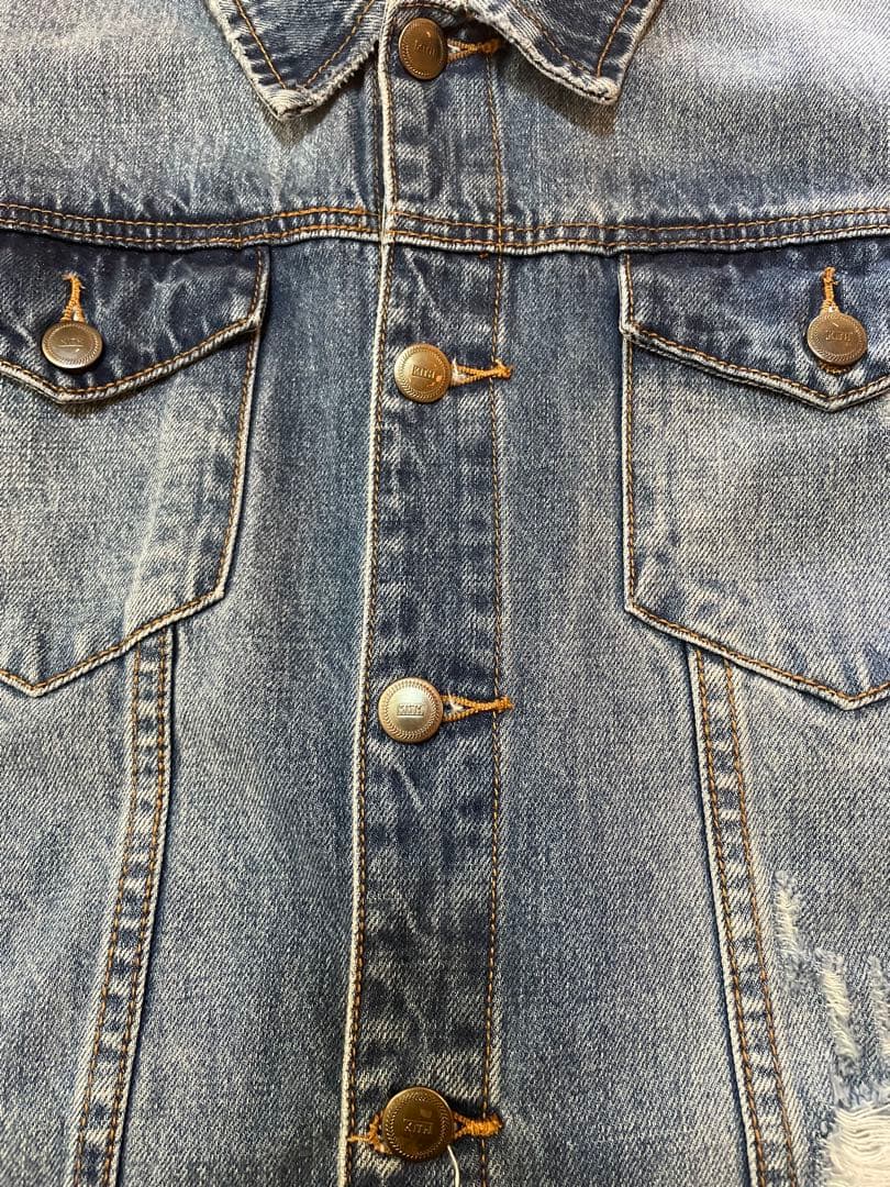 KITH ダメージ加工 デニムジャケット M