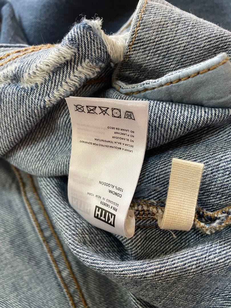 KITH ダメージ加工 デニムジャケット M