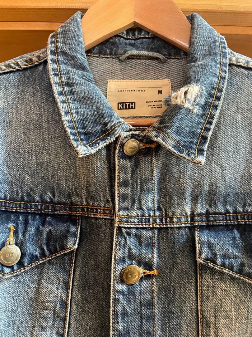 KITH ダメージ加工 デニムジャケット M