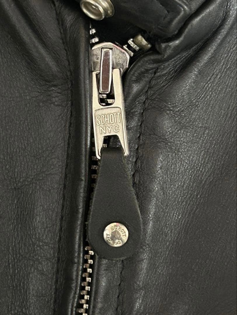 い*ち様 Schott 641 シングルライダース 34 USA製 ボアライナー