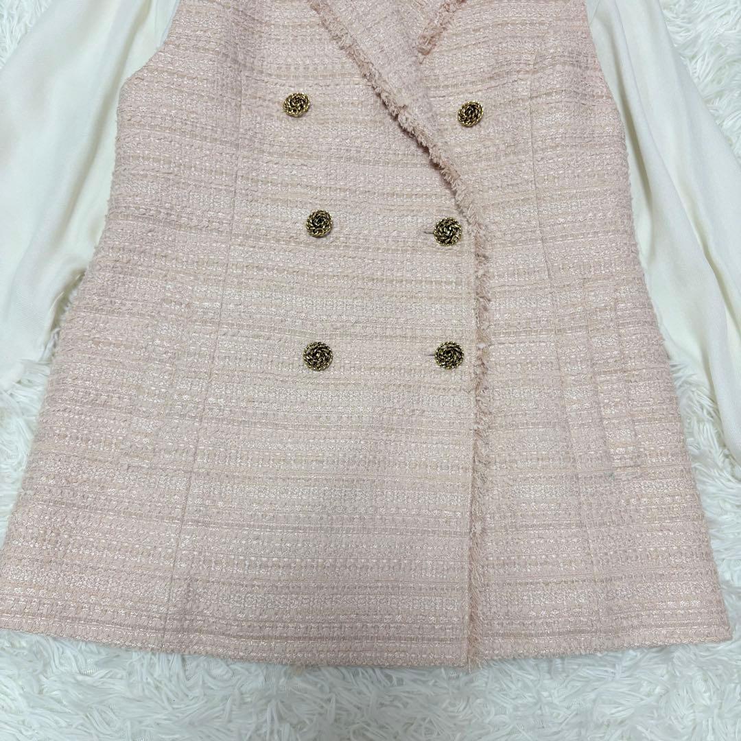 極美品★エポカ　ファンシーツィードジレ　今期品
