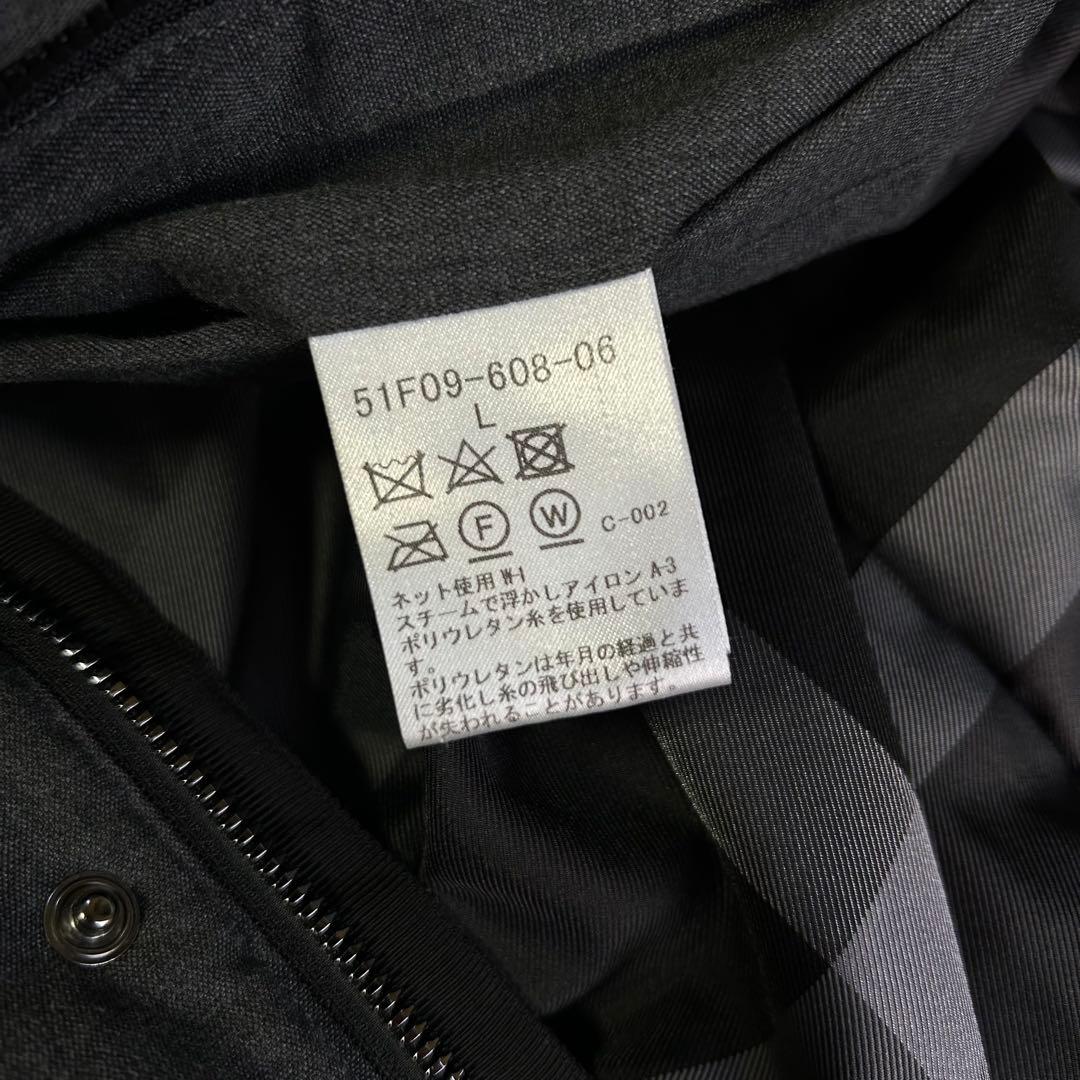 BLACK LABEL CRESTBRIDGE グレー ダウンベスト L