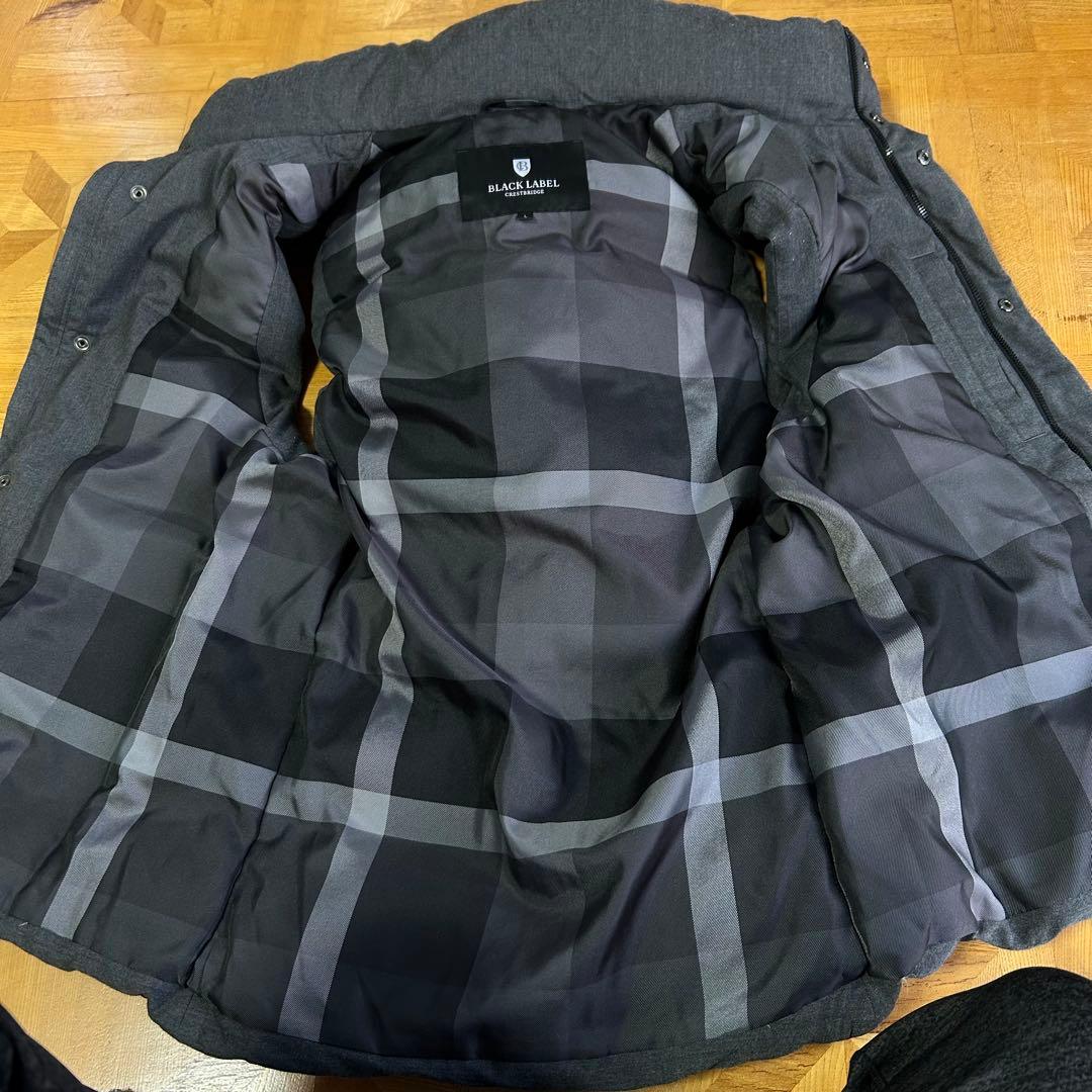 BLACK LABEL CRESTBRIDGE グレー ダウンベスト L