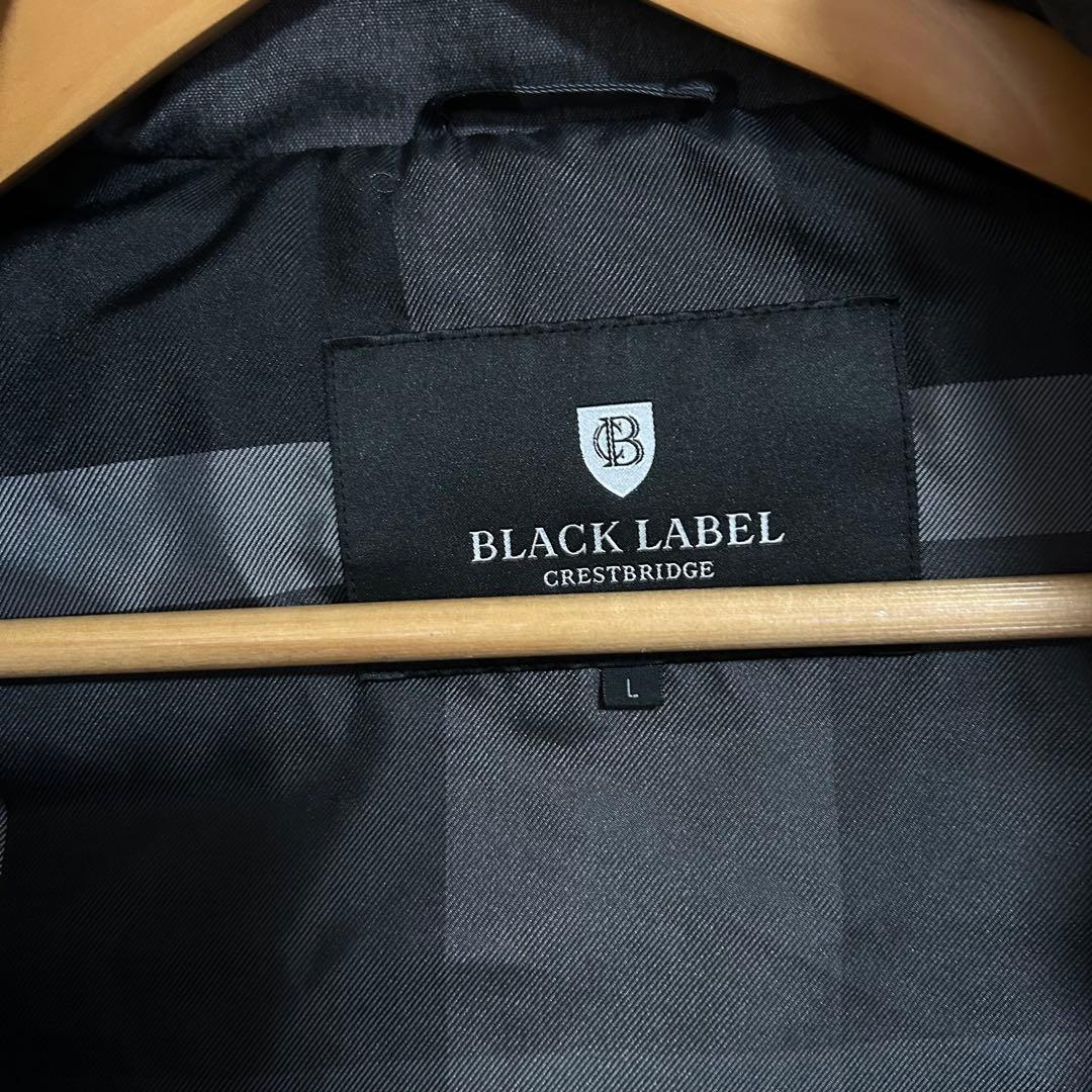 BLACK LABEL CRESTBRIDGE グレー ダウンベスト L